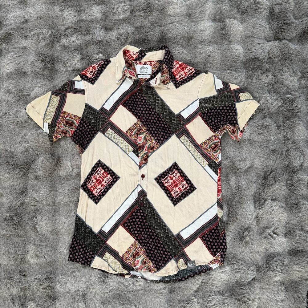 Folks Button Down Shirt Men's Size Small